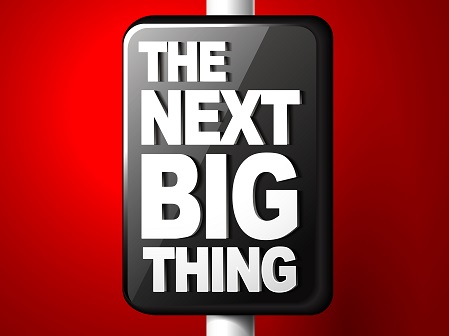 The next big thing coming soon announcement 3d illustration